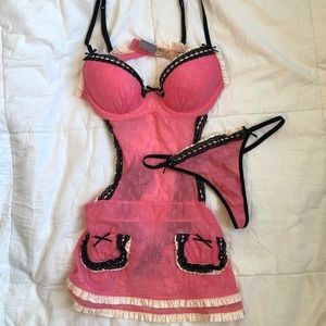 Victoria’s Secret French Maid lingerie NWOT